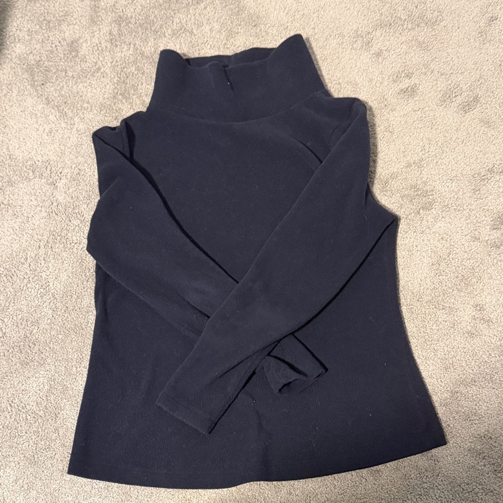 Dudley Stephens Greenpoint Vello Fleece Navy Blue Women's Sweater in L